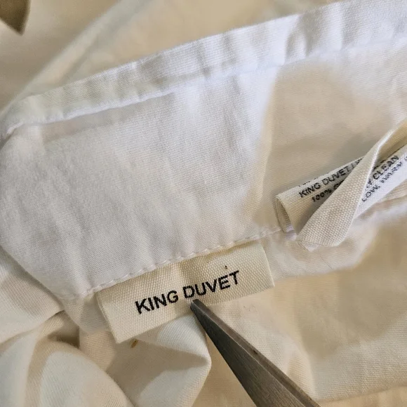 Anthropologie Vintage Ibbie Collection Flower Blooms Duvet Cover King - Picture 6 of 9